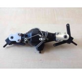driven steering CVD axle with cable locks (15) for 6x6
