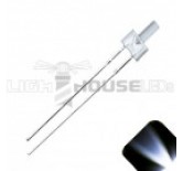 2mm Tower Cool Clear White LED - Ultra Bright (47STK)