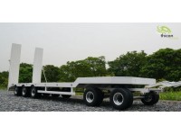 1:14 Low  loader trailer white RTR