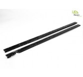 1:14 Frame profile 3-axis medium long Alu black with thread 