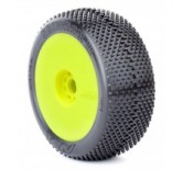 1:8 BUGGY TYRES ON YELLOW RIMS IMPACT SUPERSOFT (2)