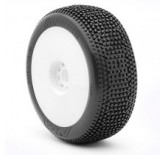 1:8 BUGGY IMPACT (SUPERSOFT - LONG WEAR) EVO WHEEL PRE-MOUNTED WHITE