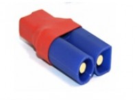 Short adapter, EC5 plug to T-connector