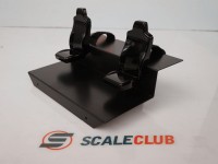 1:14 Base plate with servo and battery holder for Tamiya Actros