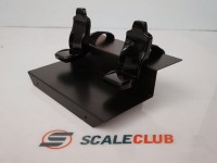 1:14 Base plate with servo and battery holder for Tamiya Arocs 