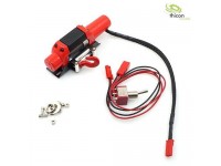 1:10/1:14 Winch Metall red with steel cable 7,2V