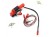 1:10/1:14 Winch Metall red with steel cable 7,2V