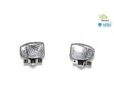 Headlight set for the front with LED yellov and white
