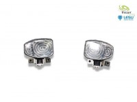 Headlight set for the front with LED yellov and white